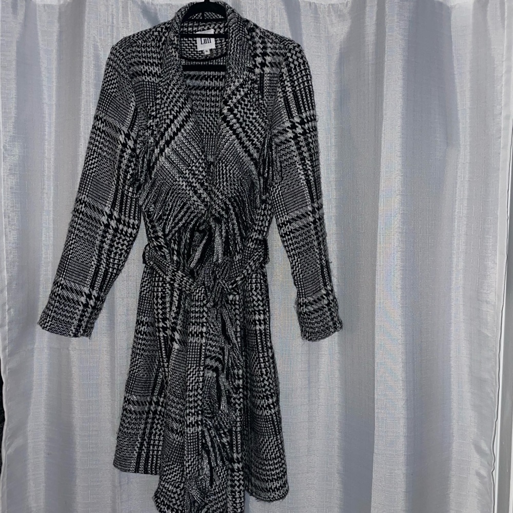Luii Fringed Wrap Coat